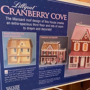Vintage Walmer dollhouse cranberry cove model